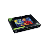 V Syndicate Glass Rollin' Tray Smoky Night Glass Rollin' Tray