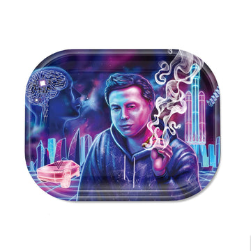 V Syndicate Rollin Trays Space Xhale Metal Rollin' Tray
