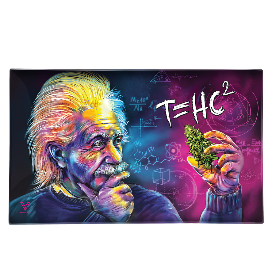 T=HC2 Einstein Glass Rollin' Tray