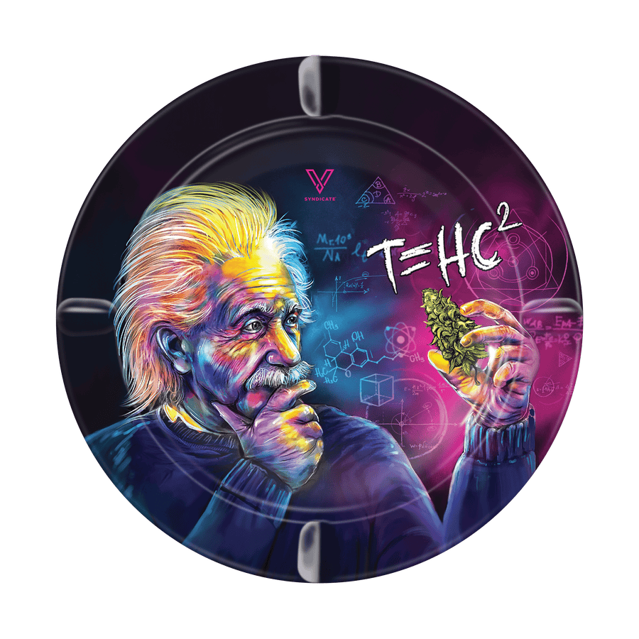 V Syndicate Blazin' Ashtray T=HC2 Einstein Classic Blazin' Ashtrays Metal