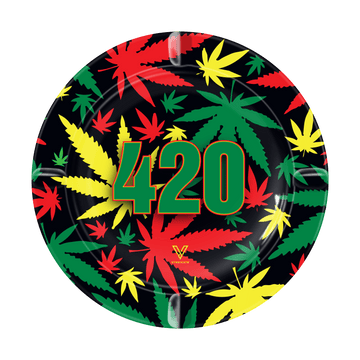 V Syndicate Blazin' Ashtray 420 Rasta Blazin' Ashtray Metal
