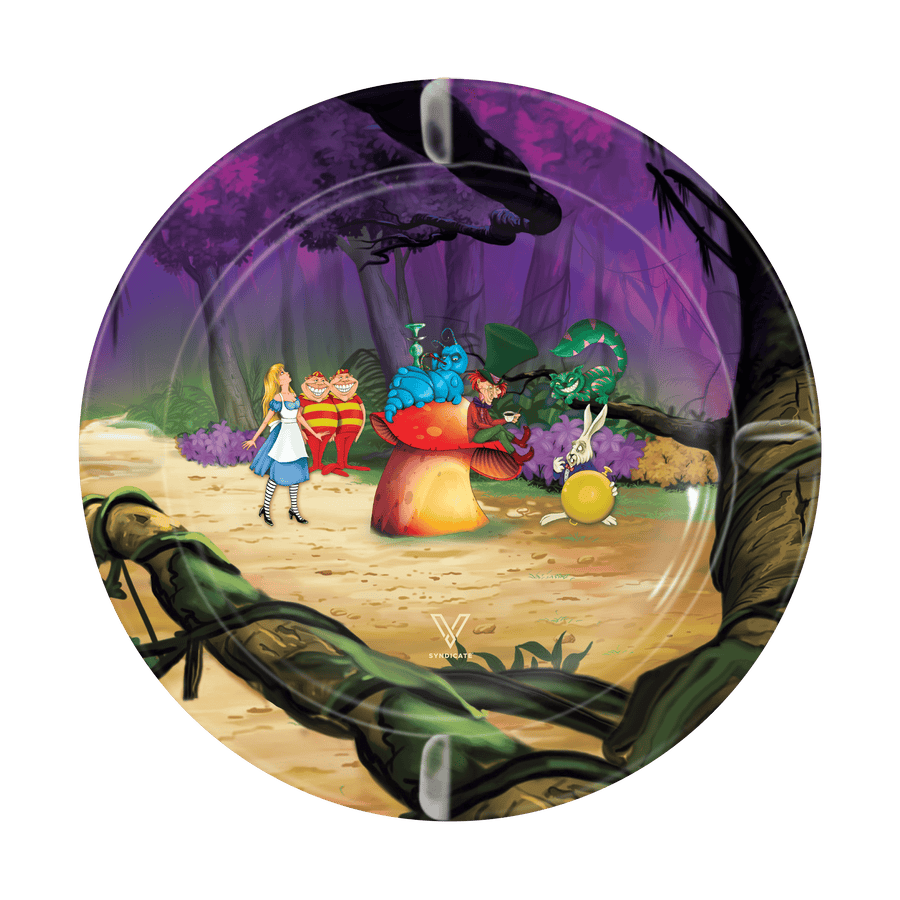 V Syndicate Blazin' Ashtray Alice Mushroom Blazin' Ashtray Metal