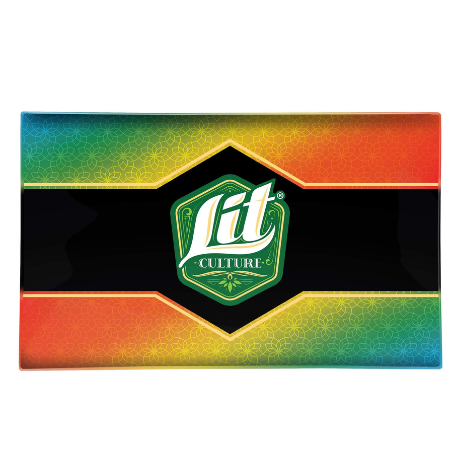 V Syndicate Custom Glass Rolling Tray (Medium)