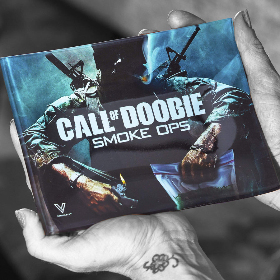 V Syndicate Glass Rollin' Tray Call of Doobie Glass Rollin' Tray