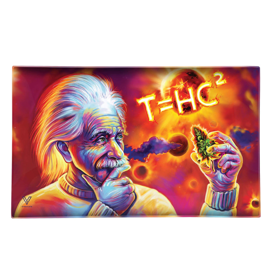 V Syndicate Glass Rollin' Tray Medium T=HC2 Einstein Solar Diesel Glass Rollin' Tray