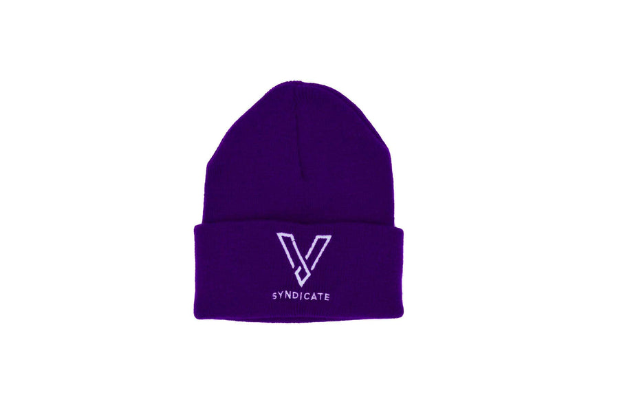 V Syndicate Purple V Syndicate Beanie