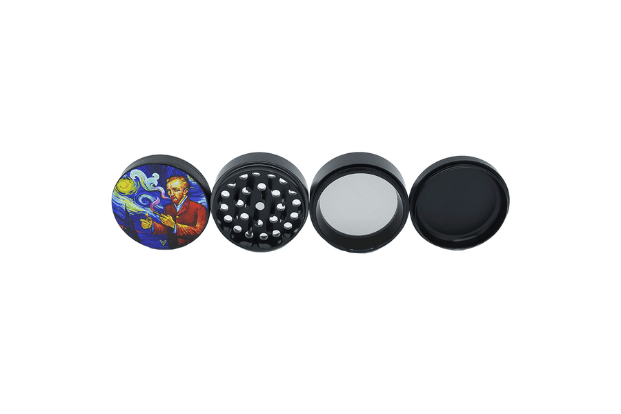 V Syndicate Smoky Night 4-Piece CleanCut Grinder (Nonstick)